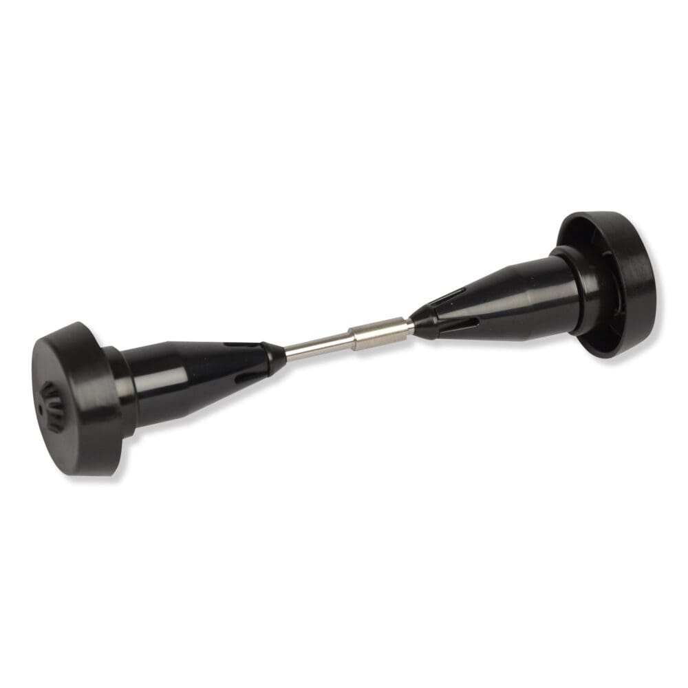 Coreless High Capacity Spindle Kit, Plastic, 3.66" Roll Size, Black, 2 per Kit