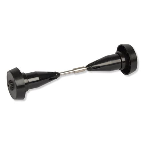 Coreless High Capacity Spindle Kit, Plastic, 3.66" Roll Size, Black, 2 per Kit