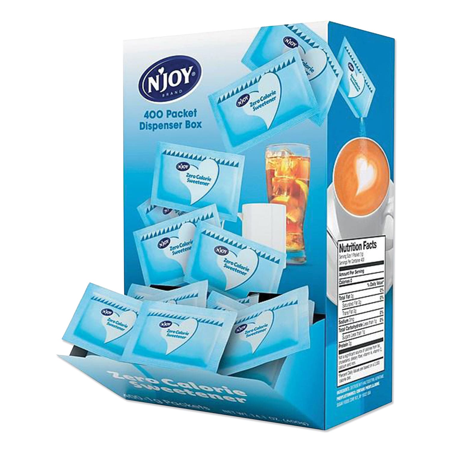 Blue Aspartame Artificial Sweetener Packets, 0.04 oz Packet, 400 Packets/Box Blue Aspartame Artificial Sweetener Packets, 0.04 oz Packet, 400 Packets/Box