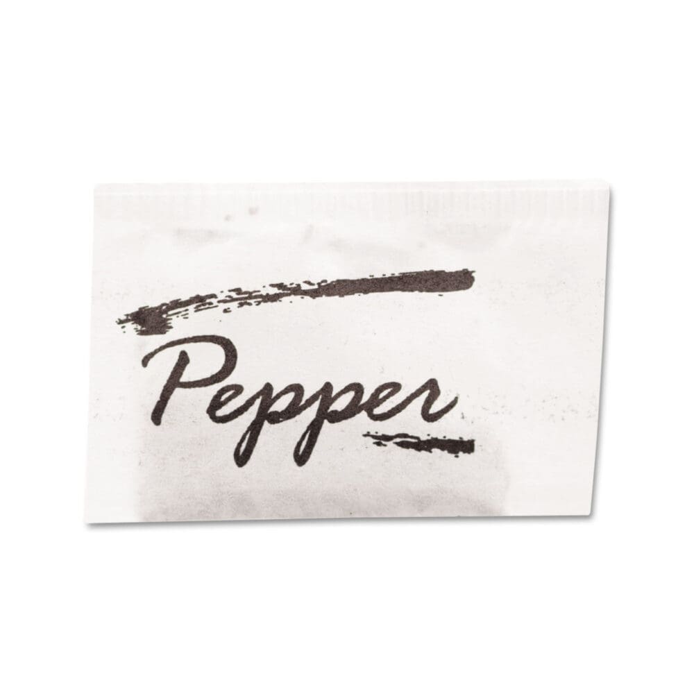 Pepper Packets, 0.1 grams, 3,000/Carton