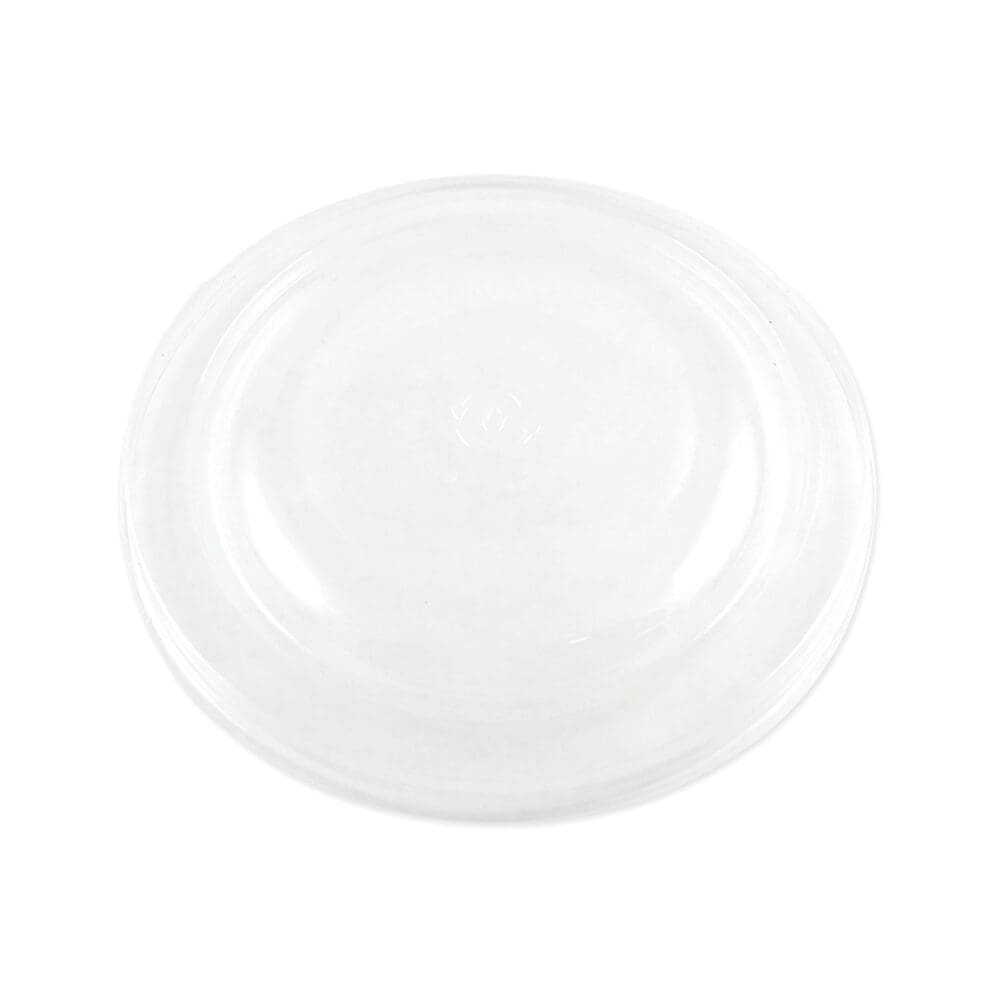 PLA Lids for Fiber Bowls, 7.5" Diameter x 1"h, Clear, Plastic, 300/Carton