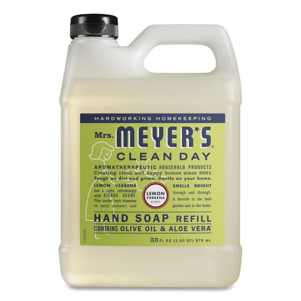 Clean Day Liquid Hand Soap, Lemon, 33 oz, 6/Carton