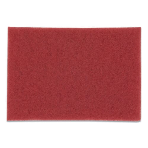 Low-Speed Buffer Floor Pads 5100, 20 x 14, Red, 10/Carton
