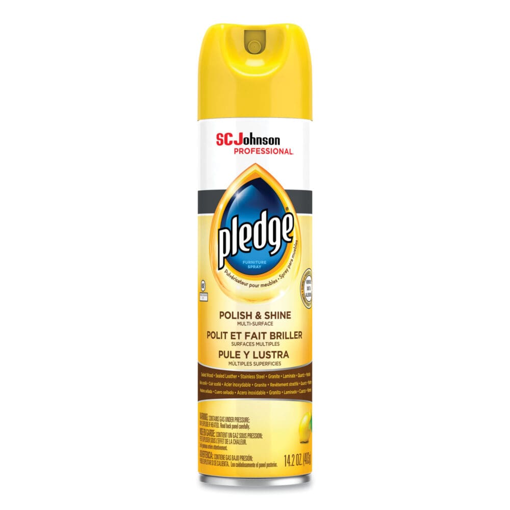 Furniture Polish, Lemon, 14.2 oz Aerosol Spray