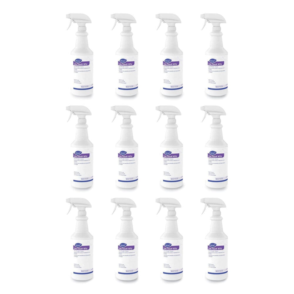 Lite Touch CRT and Plexiglas Cleaner, 32 oz Spray Bottle, 12/Carton