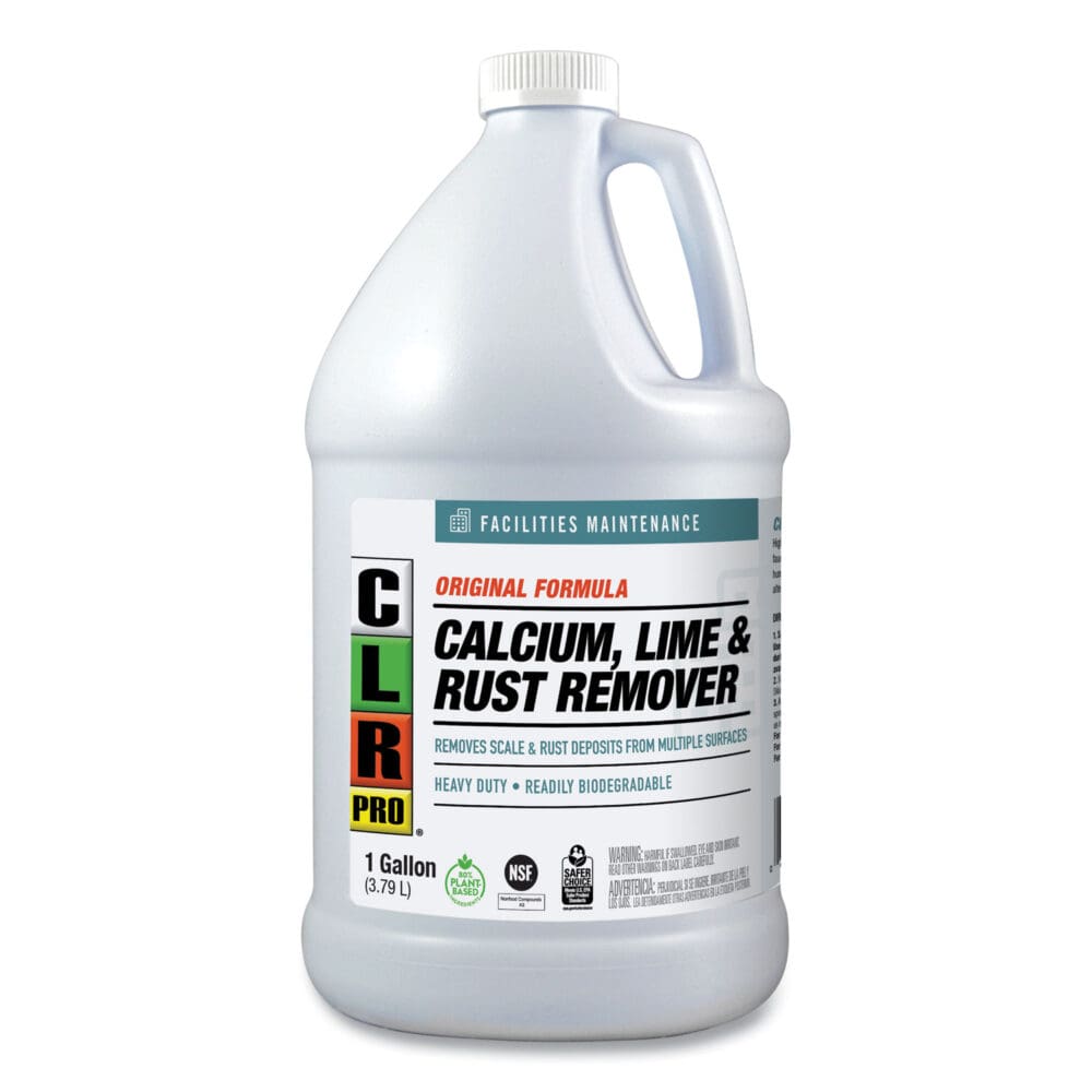 Calcium, Lime and Rust Remover, 1 gal Bottle, 4/Carton
