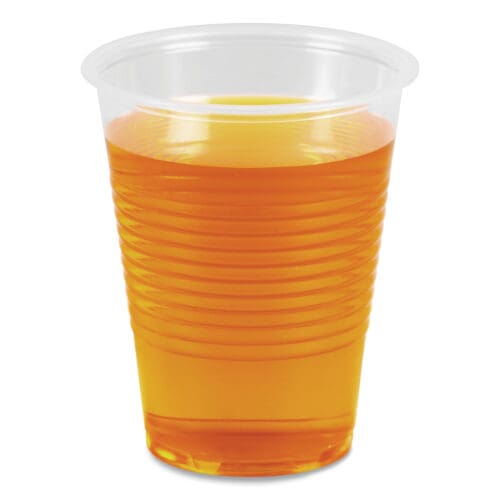 Translucent Plastic Cold Cups, 10 oz, Polypropylene, 100 Cups/Sleeve, 10 Sleeves/Carton