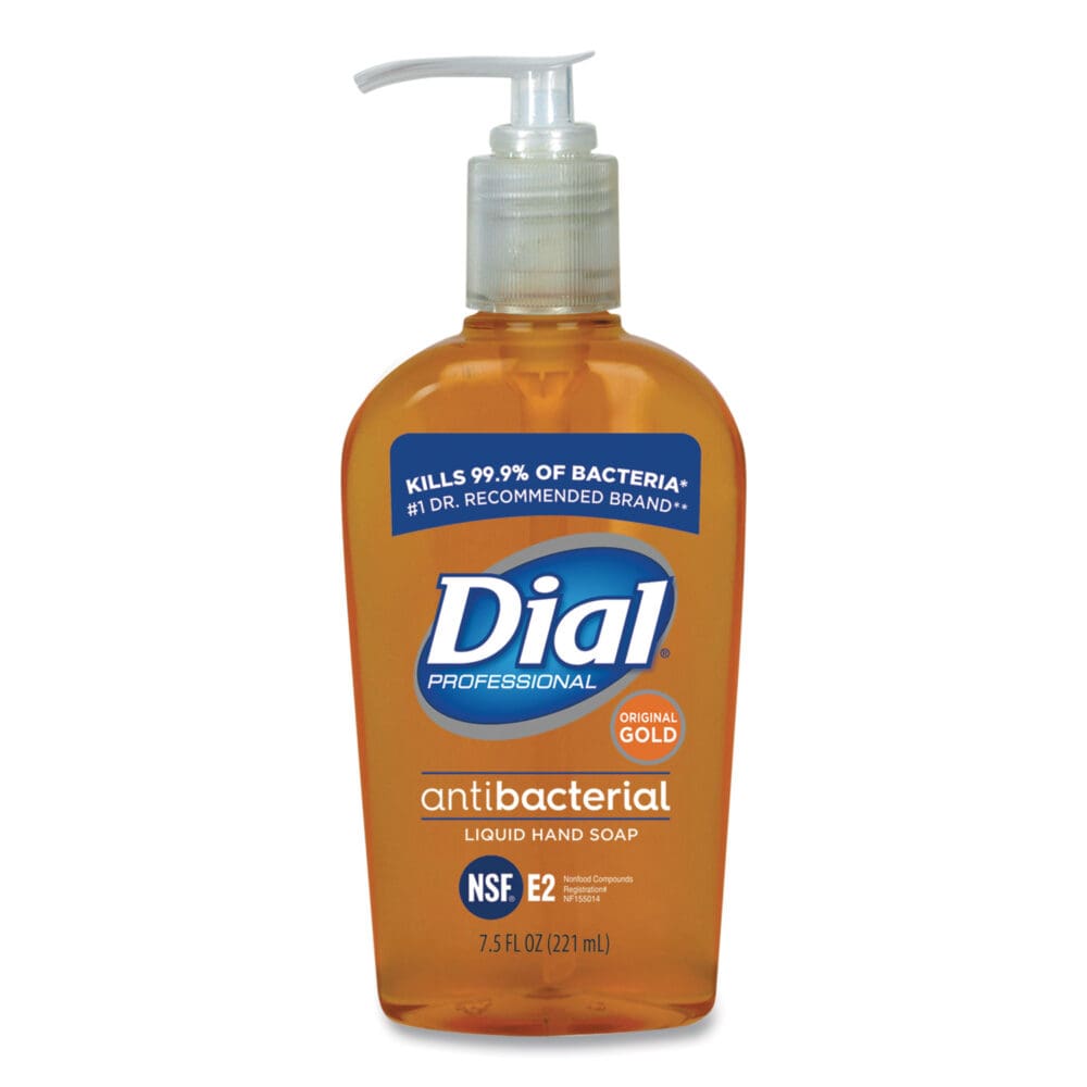 Gold Antibacterial Liquid Hand Soap, Floral, 7.5 oz Pump, 12/Carton