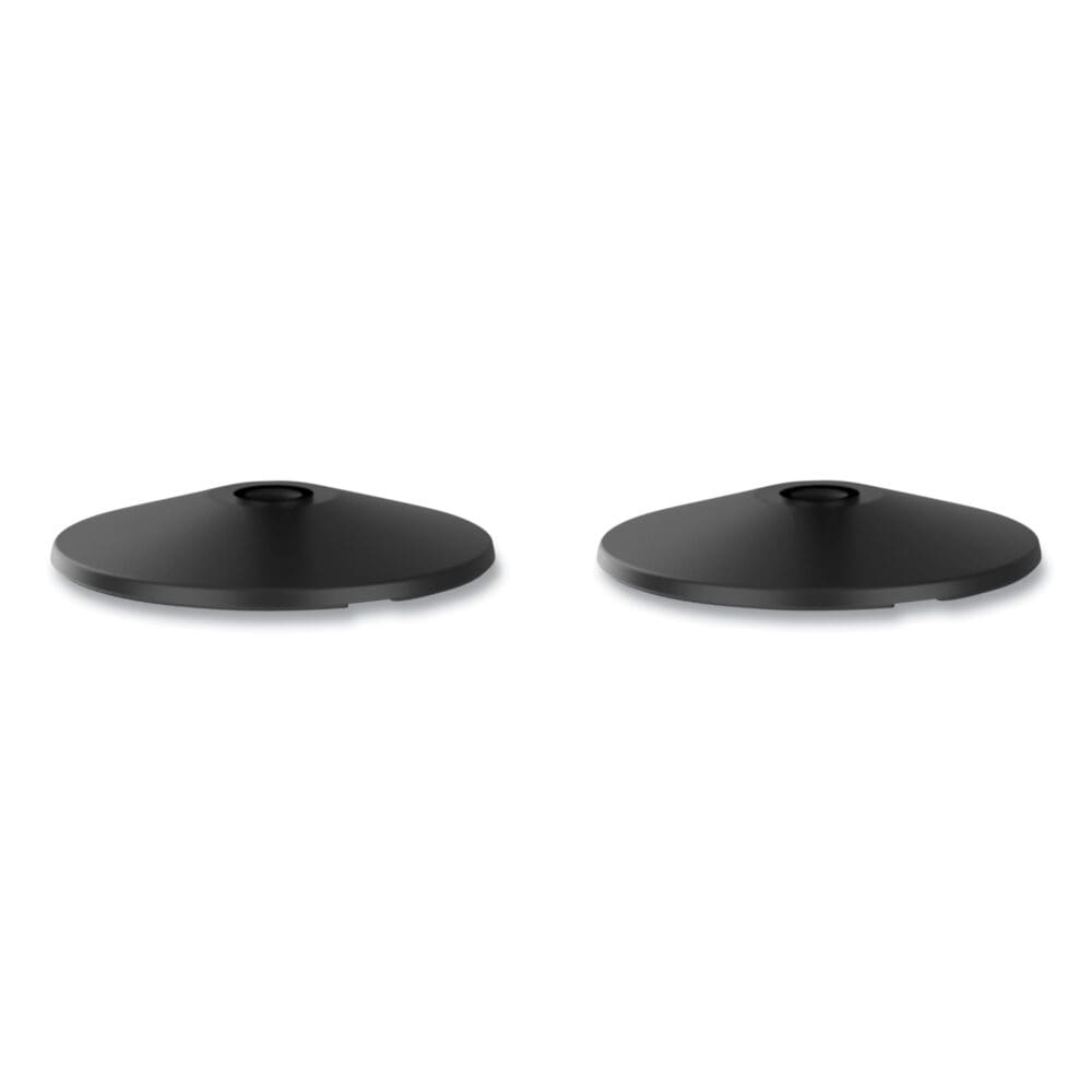 Adjusta-Tape Crowd Control Base Only, Steel, 14" Deep, Black, 2/Box