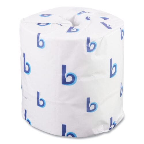2-Ply Toilet Tissue, Septic Safe, White, 4.5 x 4.5, 500 Sheets/Roll, 96 Rolls/Carton