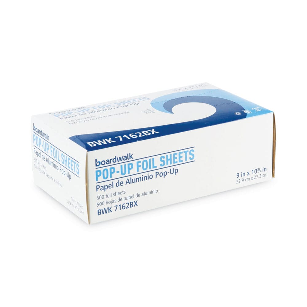 Standard Aluminum Foil Pop-Up Sheets, 9 x 10.75, 500/Box