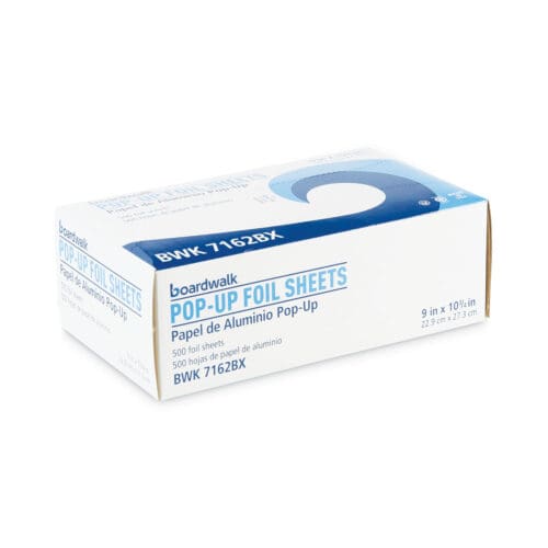 Standard Aluminum Foil Pop-Up Sheets, 9 x 10.75, 500/Box, 6 Boxes/Carton