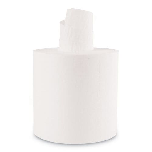 Center-Pull Roll Towels, 2-Ply, 7.6 x 8.9, White, 600/Roll, 6/Carton