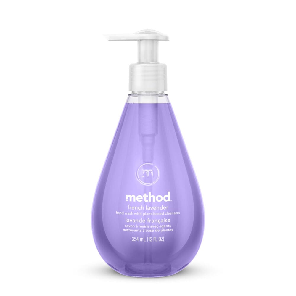 Gel Hand Wash, French Lavender, 12 oz Pump Bottle