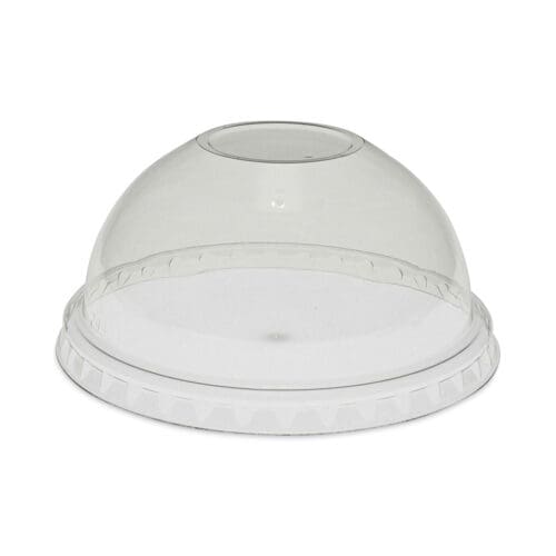 EarthChoice Strawless RPET Lid, Dome Lid, Fits 9 oz to 20 oz "A" Cups, Clear, 900/Carton