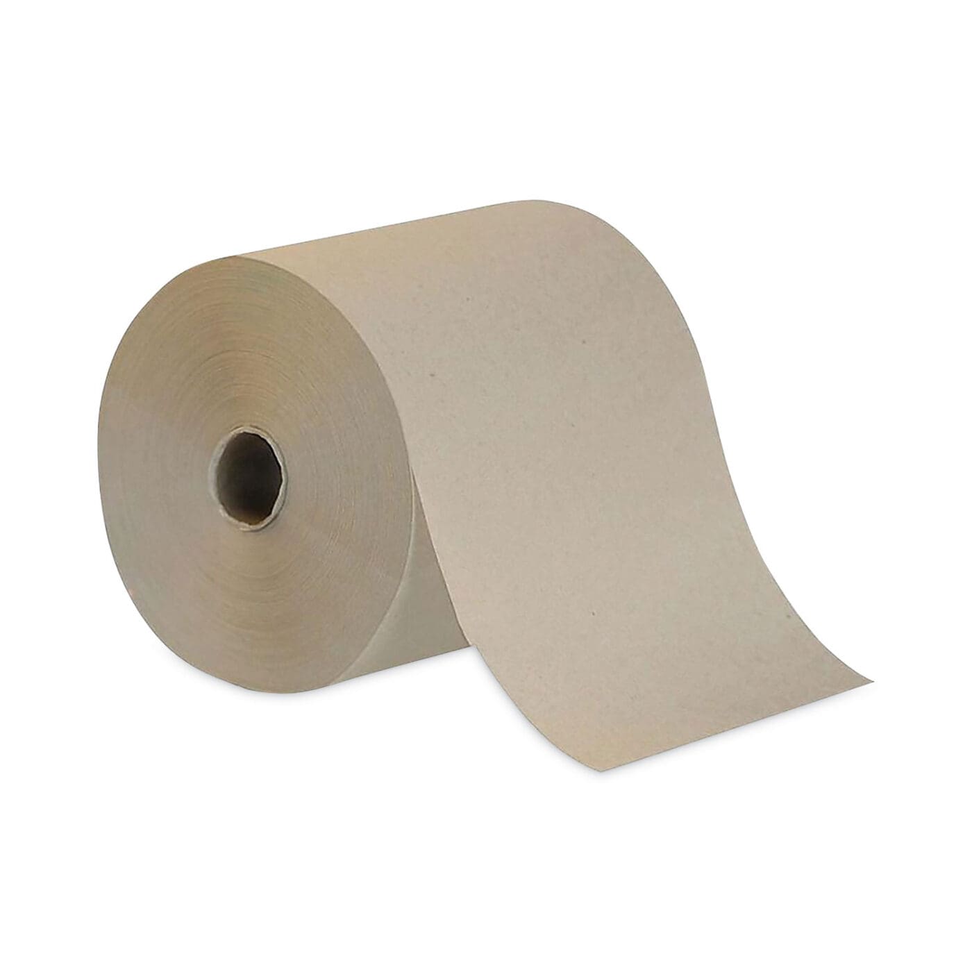 Gen Hardwound Paper Towels, 1 Ply, Continuous Roll Sheets, 800 Ft Brown G1825