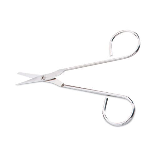 Scissors, Pointed Tip, 4.5" Long, Nickel Straight Handle