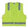 GloWear 8250Z Class 2 Surveyors Zipper Vest, Polyester, Large/X-Large, Lime, Ships in 1-3 Business Days