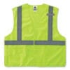 GloWear 8215BA-S Single Size Class 2 Economy Breakaway Mesh Vest, Polyester, 4X-Large, Lime, Ships in 1-3 Business Days