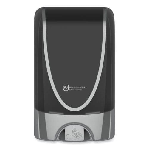 TouchFREE Ultra Dispenser, 1.2 L, 6.7 x 4 x 10.9, Black/Chrome, 8/Carton