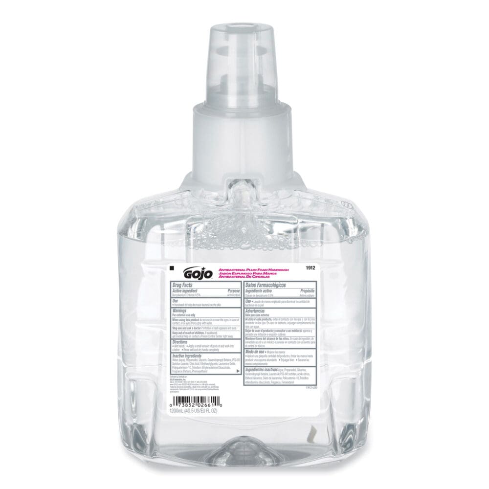 Antibacterial Foam Hand Wash Refill, For LTX-12 Dispenser, Plum Scent, 1,200 mL Refill