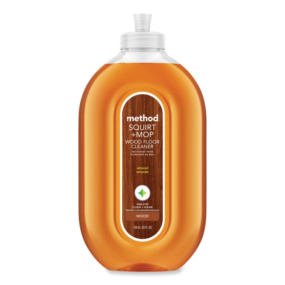 Squirt + Mop Wood Floor Cleaner, Almond Scent, 25 oz Squirt Bottle