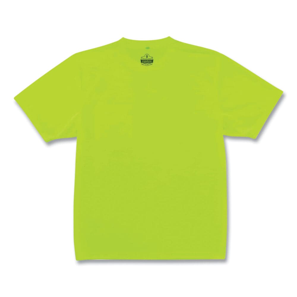 GloWear 8089 Non-Certified Hi-Vis T-Shirt, Polyester, 2X-Large, Lime, Ships in 1-3 Business Days