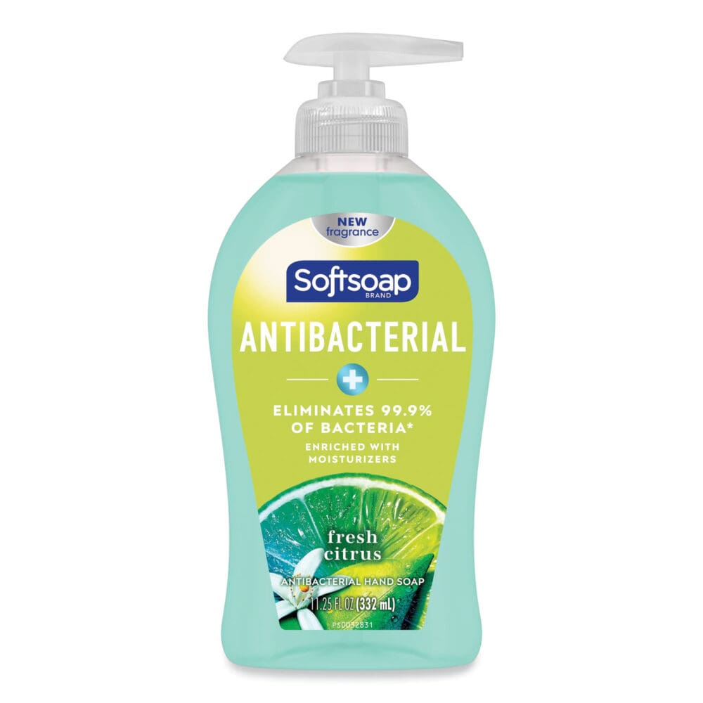 Antibacterial Hand Soap, Fresh Citrus, 11.25 oz Pump Bottle