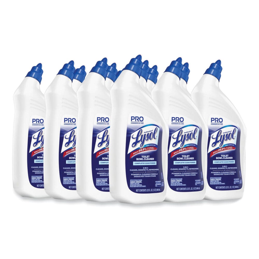 Disinfectant Toilet Bowl Cleaner, 32oz Bottle, 12/Carton