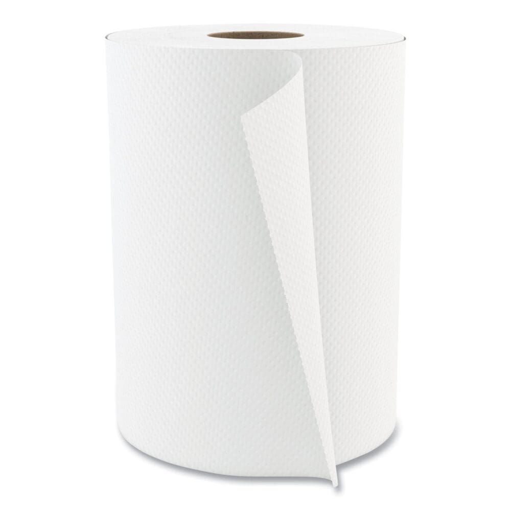 Select Roll Paper Towels, 1-Ply, 7.88" x 350 ft, White, 12 Rolls/Carton