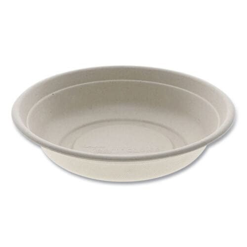 EarthChoice Fiber-Blend Bagasse Dinnerware, Bowl, 24 oz, Natural, 400/Carton