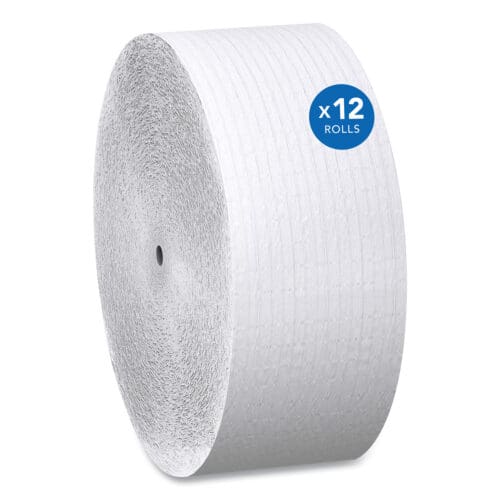 Essential Coreless JRT, Septic Safe, 1-Ply, White, 3.75 x 2,300 ft, 12 Rolls/Carton