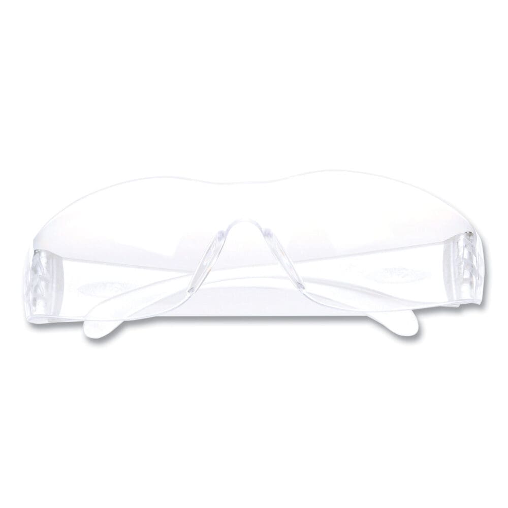 Virtua Protective Eyewear, Clear Polycarbonate Frame, Clear Polycarbonate Lens