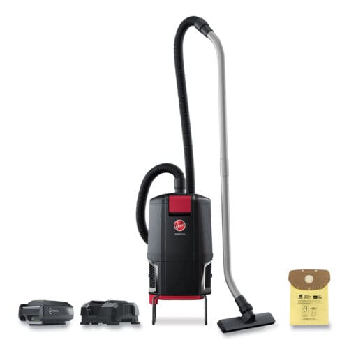 HVRPWR 40V Cordless Backpack Vacuum, 6 qt, Black