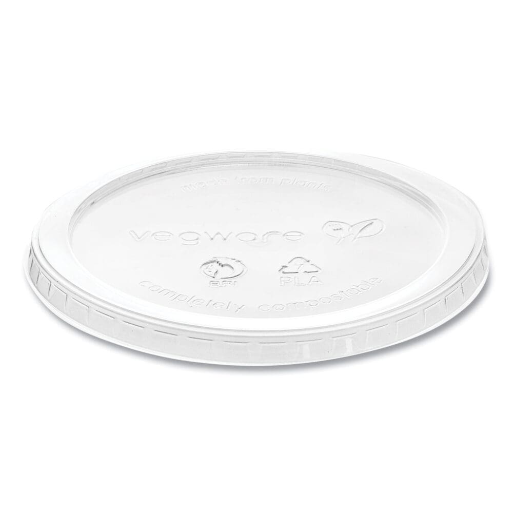 Round Deli Pot Lids, for 8 oz to 32 oz Deli Containers, Plastic, 500/Carton