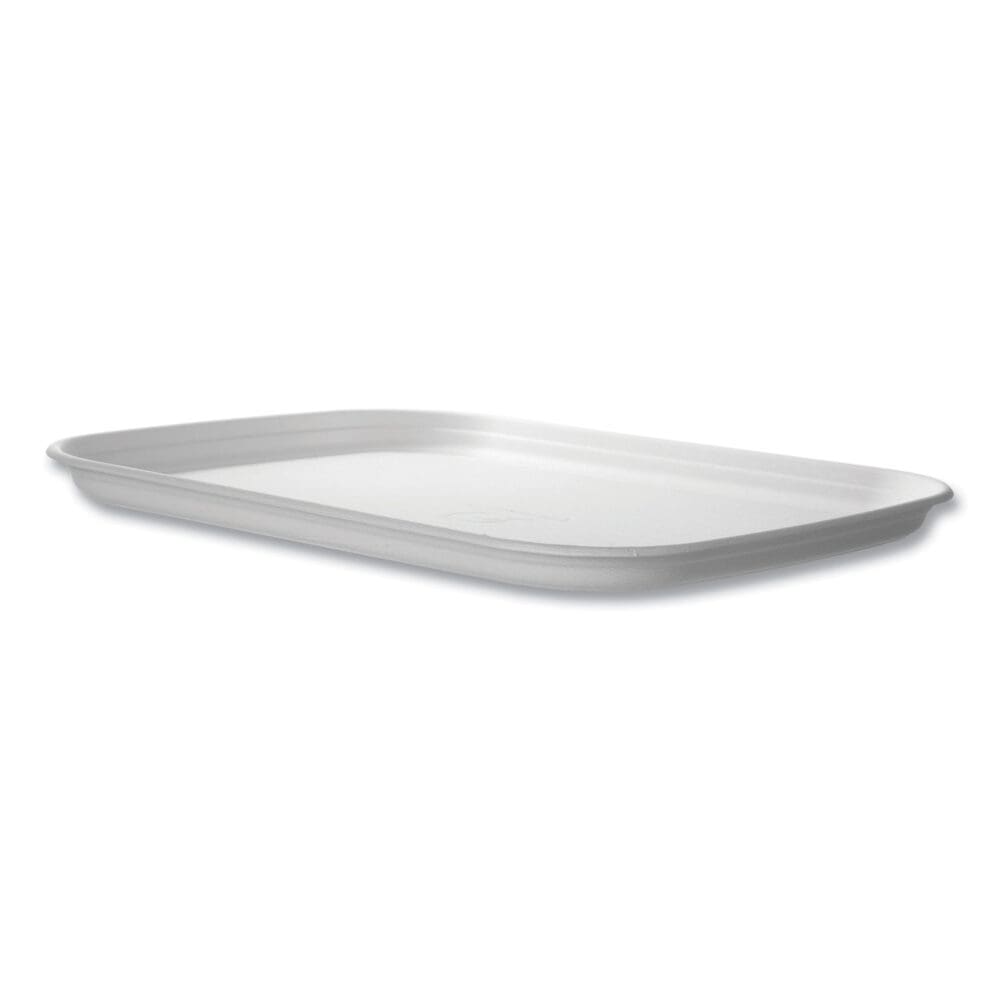 Regalia Renewable Sugarcane Tray, 13 x 17 x 1.3, White, 100/Carton