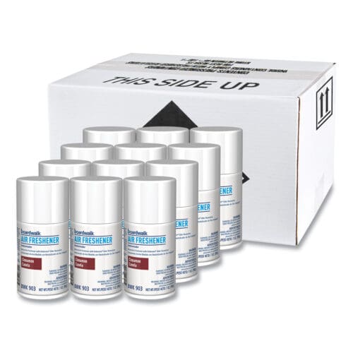 Metered Air Freshener Refill, Cinnamon Sunset, 7 oz Aerosol Spray, 12/Carton