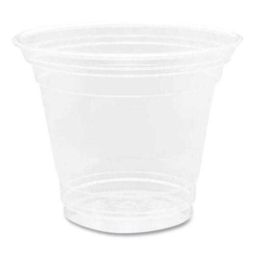 PET Plastic Cups, 9 oz, Clear, 1,000/Carton