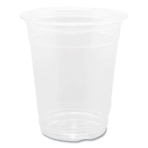 PET Plastic Cups, 92 mm Rim Diameter, 12 oz, Clear, 1,000/Carton
