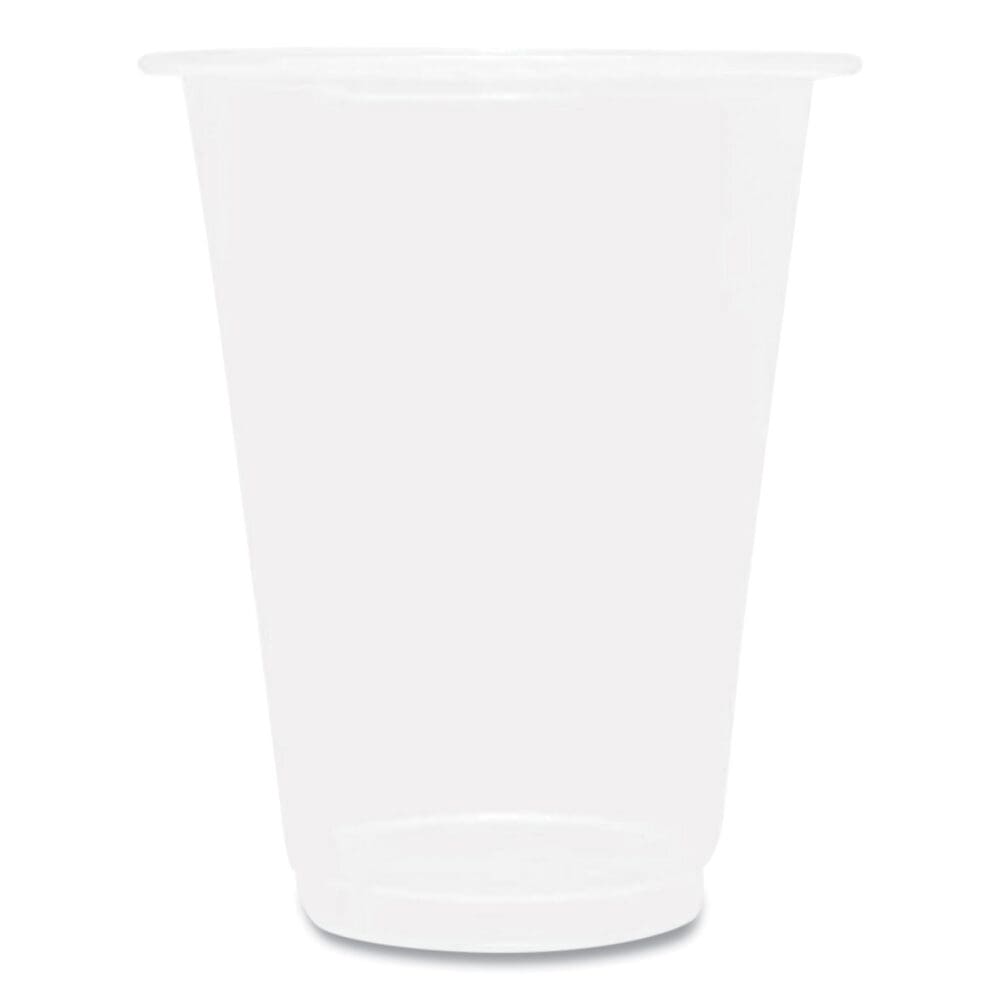PET Plastic Cups, 7 oz, Clear, 1,000/Carton
