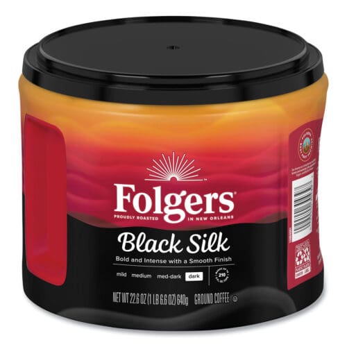 Coffee, Black Silk, 22.6 oz Canister