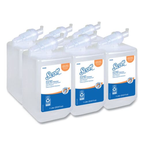 Antiseptic Foam Skin Cleanser, Unscented, 1,000 mL Refill, 6/Carton