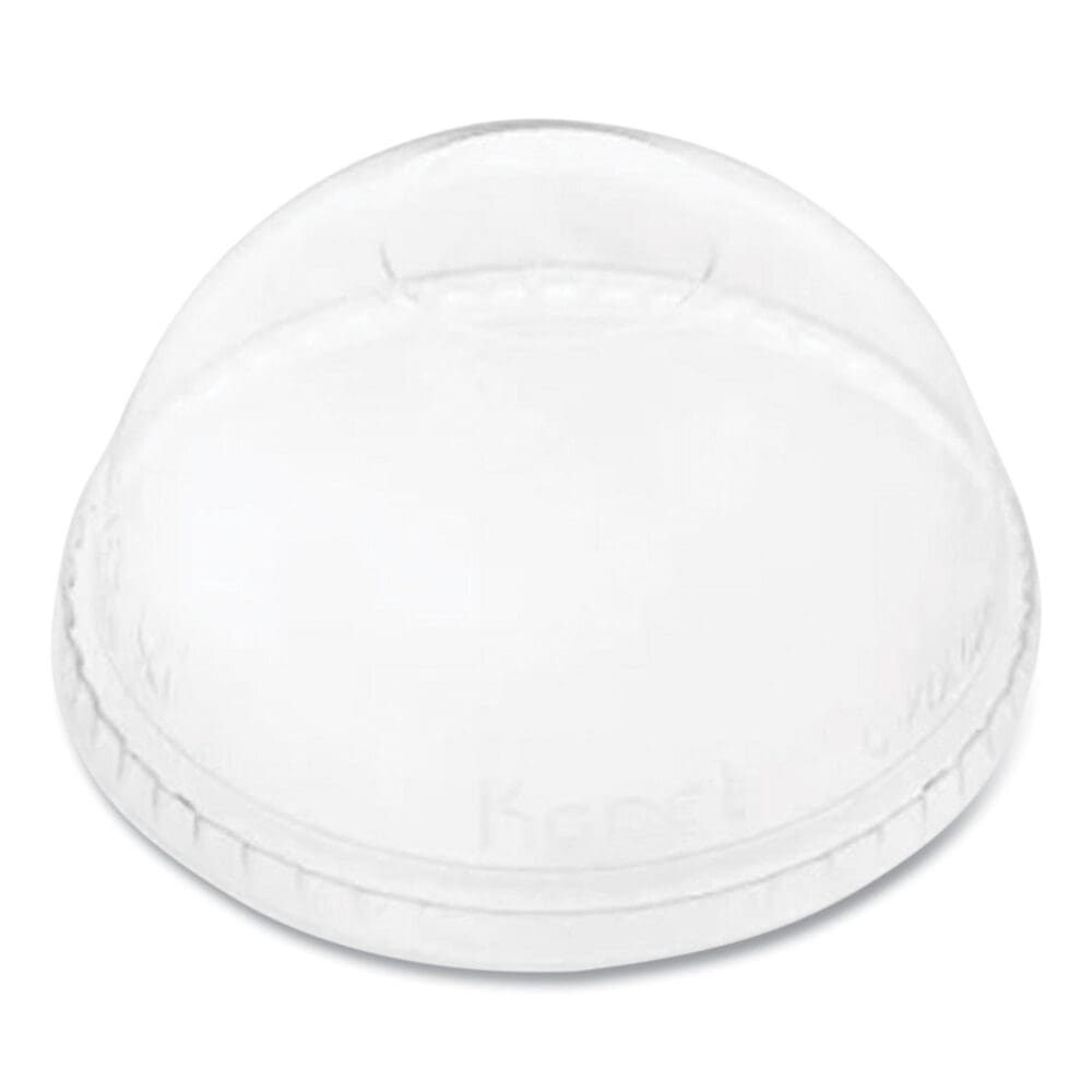 PET Lids, Fits 12 oz to 24 oz Cold Cups, No Hole Dome Lid,,Clear, 1,000/Carton