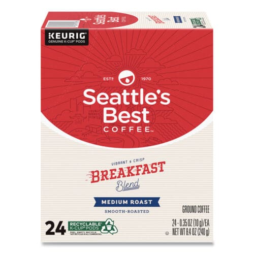 Breakfast Blend Coffee K-Cups, 24/Box