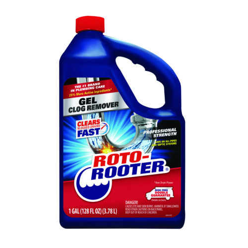 Gel Clog Remover, 1 gal Bottle, 4/Carton