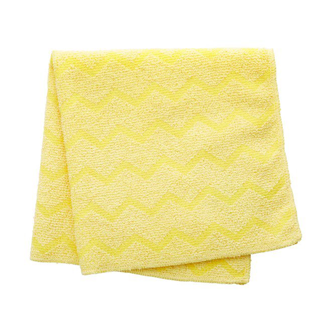 Rubbermaid Commercial HYGEN16" X 16" Microfiber Cloth, 12 Pack, Yellow